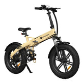 ADO Beast 20F Electric Folding Bike - 250W Motor 36V14.5Ah Battery 120KM Assisted Autonomy Hydraulic Disc Brake - Khaki